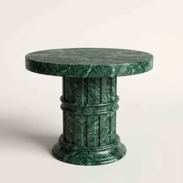 green marble coffee table